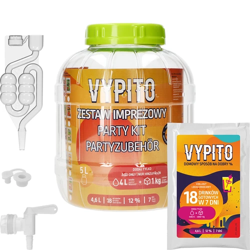 VYPITO vakarėlių rinkiniai