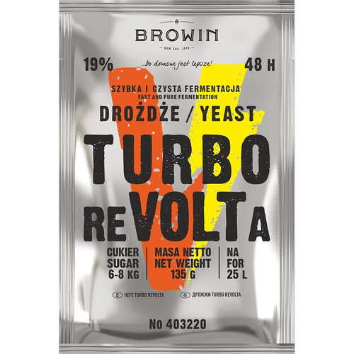 TURBO reVOLTa“ distiliavimo mielės 48h „Revolta