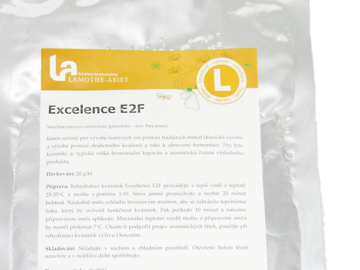 „Excellence E2F“ - mielės putojantiems vynams ir sidrui