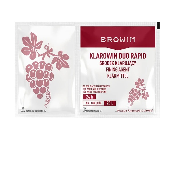 Vyno skaidrinimo priemonė  Klarowin Turbo 2 - kizelzolis+chitozans