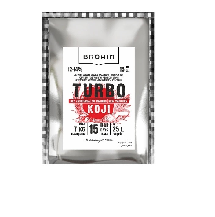 Turbo Koji distiliavimo mielės, 50 g (be trynimo!)