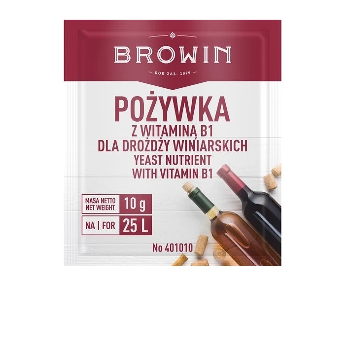 Vyno maistinė medžiaga su vitaminu B1, 10g