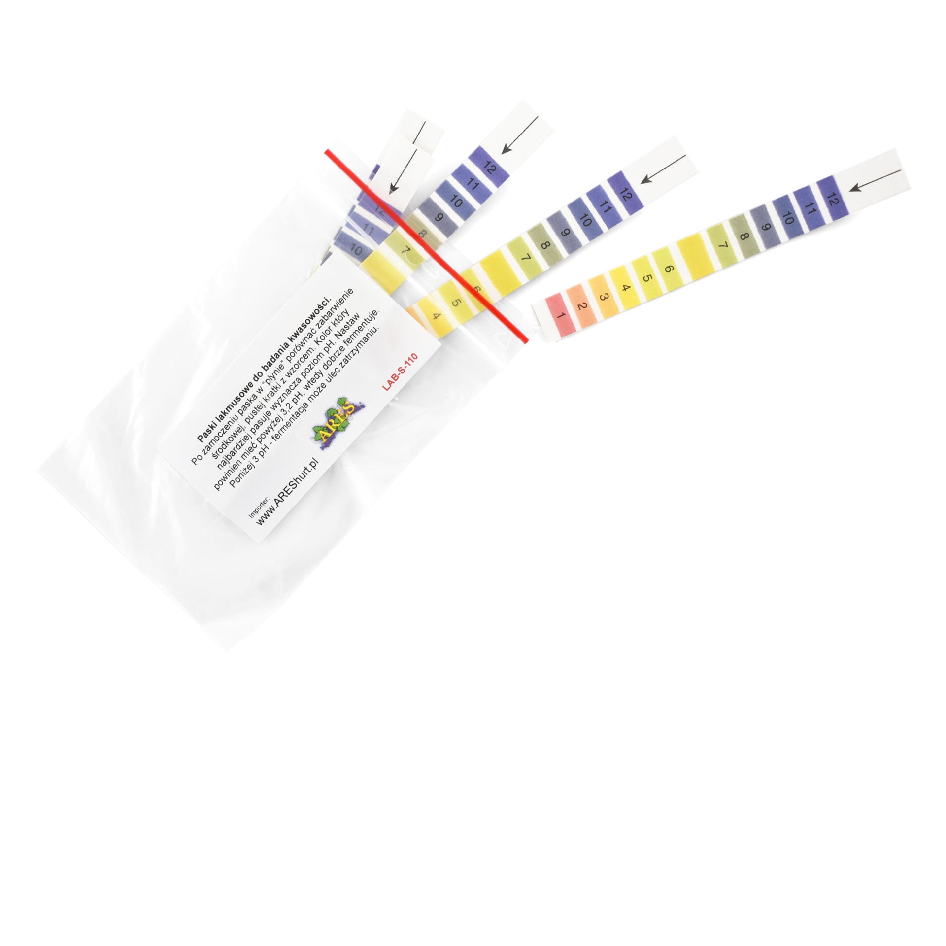 Lakmuso juostelės 5 vnt.