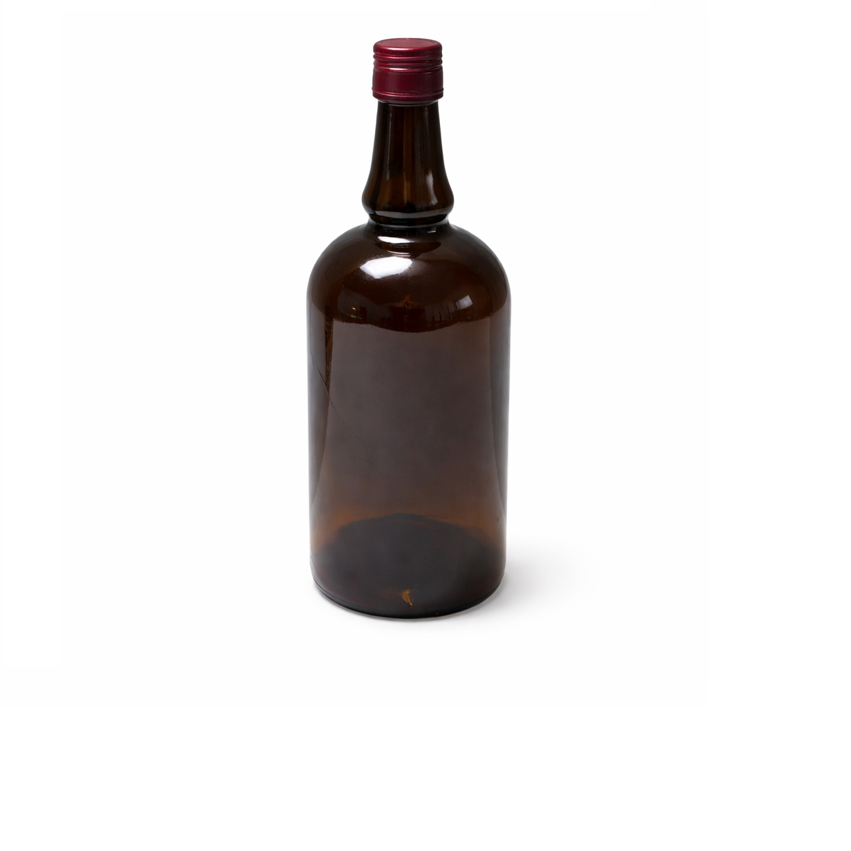 Rudo stiklo butelis 0.7 ml. talpos su užsukamu dangteliu