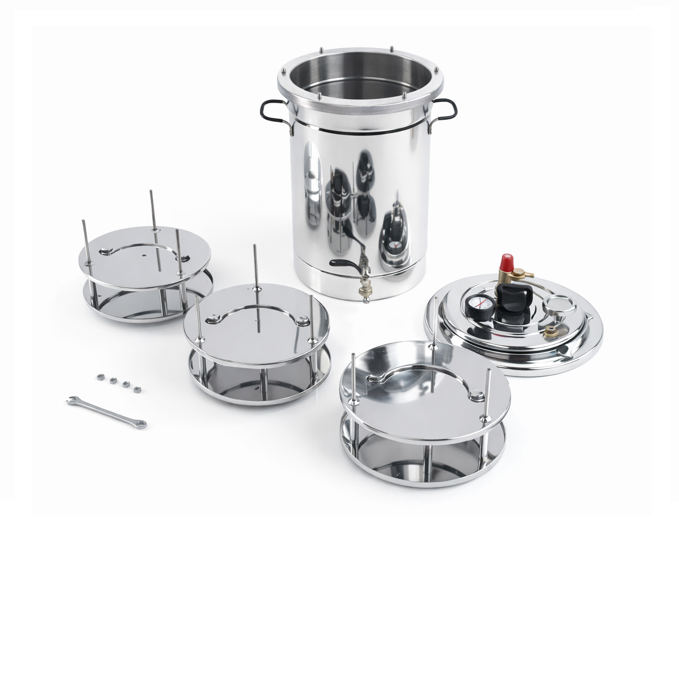 20 L AUTOKLAVAS "BULAT", NERŪDIJANTIS PLIENAS (PREKĖS KODAS: AV-BULAT-20L)