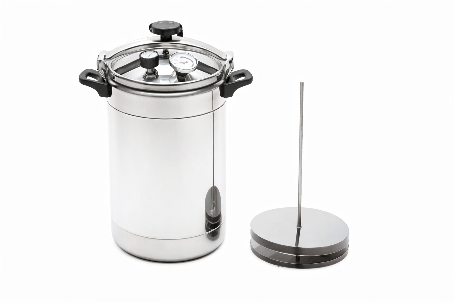 22 L AUTOKLAVAS „BRAVO“ 2 IN 1, NERŪDIJANTIS PLIENAS (PREKĖS KODAS: AV-BRAVO-22L)