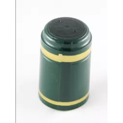 Vyno butelio termo kapsulė  žalia 30,5x50