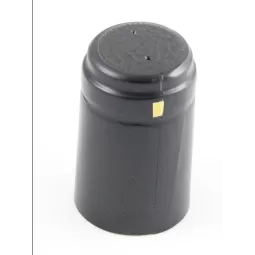 Vyno butelio termo kapsulė juoda 31x60