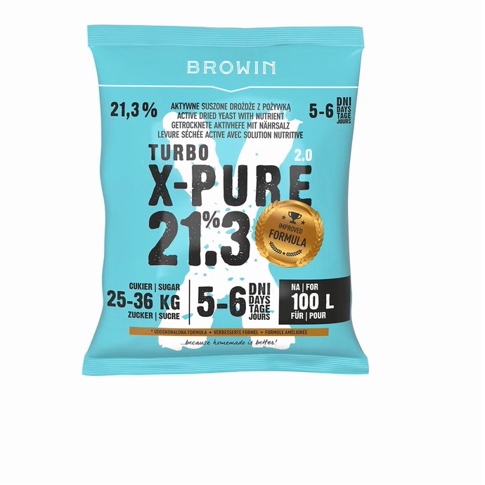 Turbo X-Pure mielės 21,3%, 100 l